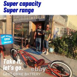 48V 60Ah Lithium li-ion ebike Battery for Electric Bike Moto Golf Cart BMS