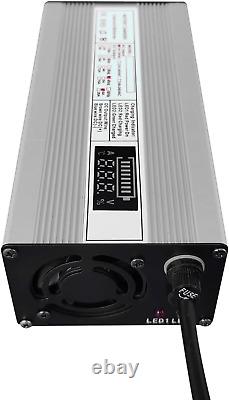 48V 6A RXV Golf Cart Battery Charger for Ez-Go Ezgo TXT with RXV Plug 3 Prong LE
