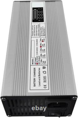 48V 6A RXV Golf Cart Battery Charger for Ez-Go Ezgo TXT with RXV Plug 3 Prong LE