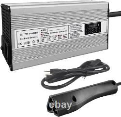 48V 6A RXV Golf Cart Battery Charger for Ez-Go Ezgo TXT with RXV Plug 3 Prong LE