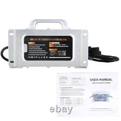 48V Battery Charger 48 Volt 15 Amp 2 Pin Handle For Yamaha G19/G22 Golf Cart