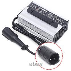 48V Battery Charger For Club Car 15 AMP Golf Cart 48 Volt Round 3 Pin Plug new