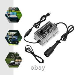 48Volt 15Amp Golf Cart Battery Charger Corded Car Golf Cart Smart Charger Silver