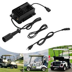 48Volt 15Amp Golf Cart Battery Charger QA750A Car Golf Cart Smart Charger Black