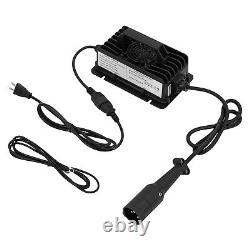 48Volt 15Amp Golf Cart Battery Charger QA750A Car Golf Cart Smart Charger Black