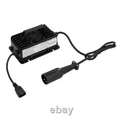 48Volt 15Amp Golf Cart Battery Charger QA750A Car Golf Cart Smart Charger Black