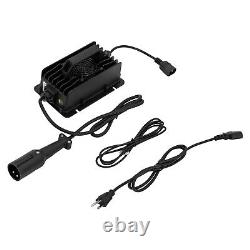 48Volt 15Amp Golf Cart Battery Charger QA750A Car Golf Cart Smart Charger Black