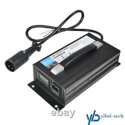 48 Volt 15 AMP Battery Charger For Club Car Golf Cart 48 V Round 3 Pin Plug US