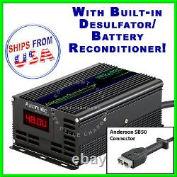 48 Volt Anderson SB50 Golf Cart Battery Charger withDesulfator Reconditioner