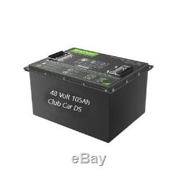 48 Volt Battery Pack 105AH LiFeP04 Li-ion golf cart Club Car DS 48V Lithium