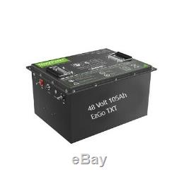 48 Volt Battery Pack 105AH LiFeP04 Li-ion golf cart EzGo TXT 48V Lithium Textron