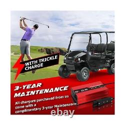 48 Volt Golf Cart Battery Charger Compatible with Yamaha G19-22 Models-with 2