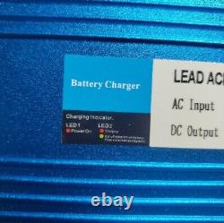 48 Volt Golf Cart Battery Charger for ez go RXV&TXT, 10Amp with Trickle Charge