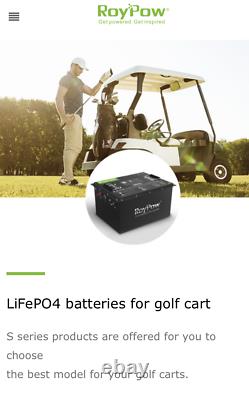 48 Volt Lithium Golf Cart Battery Pack EZGO CLUB CAR YAMAHA TXT RXV PRECEDENT