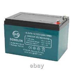 4 Pack 12V 12Ah/10h Battery 6-DZM-12 Batteries for Go Kart Golf Cart Pocket Bike