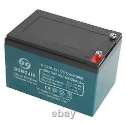 4 Pack 12V 12Ah/10h Battery 6-DZM-12 Batteries for Go Kart Golf Cart Pocket Bike