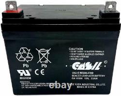 4 Pack Casil 12v 33ah for 35ah Light Trolling Motor Battery Golf Cart