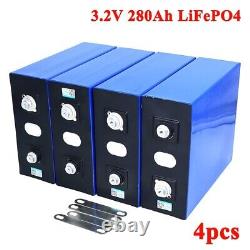 4pcs 3.2V 280Ah LiFePO4 Battery pack for Electric car RV Solar Golf Cart