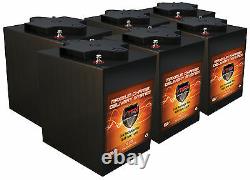 6Volt Golf Cart Batteries QTY6, 36V AGM 6 Volt 225AH VMAX V6-225 Maint free 6V