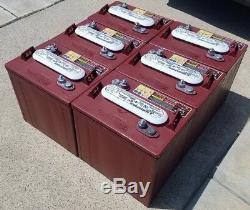 6 Pack, 36V 6 Volt Golf Cart Batteries Trojan Battery T-105 EzGo Club Car