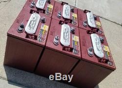 6 Pack, 36V 6 Volt Golf Cart Batteries Trojan Battery T-105 EzGo Club Car