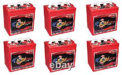 6 Pack US Battery For T-875 Deep Cycle Battery For Golf Cart, Solar, 8 Volt 8V