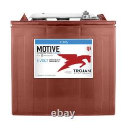 6-Volt Golf Cart Batteries Trojan Battery 6V/225Ah T-105 (6-Pack, 36V)
