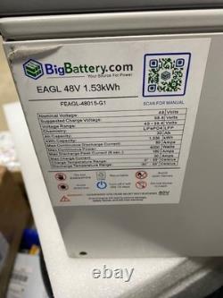 8V Lifepo4 1.5 kwh Battery Golf Cart Plug Solar RV Off Grid Lithium