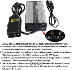 Abakoo 48 Volt 5A Golf Cart Battery Charger Powerwise for EzGo Ez Go silver