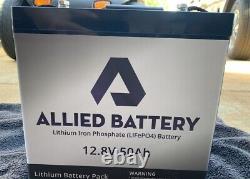 Allied 12v 50 Amp Hour golf cart batteries Slightly Used