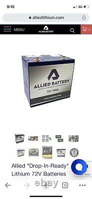 Allied 72V Drop-In Ready Battery. New In Opened Box. Retail $895 Golf Cart