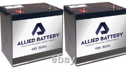 Allied Lithium Golf Cart 48V 48 Volt CLUB CAR EZGO 60AH Battery + charger kit