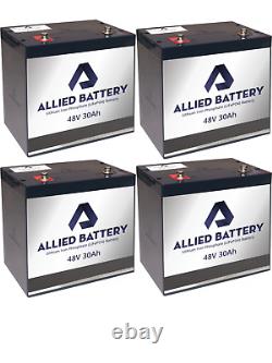 Allied Lithium Li-Ion Golf Cart 48V 48 Volt Ezgo 120AH Battery Batteries charger