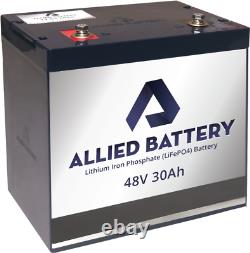 Allied Lithium Li-Ion Golf Cart 48V 48 Volt YAMAHA EZGO CLUB CAR 30AH Battery