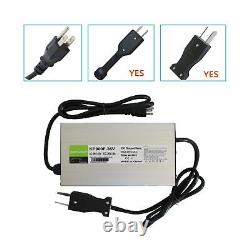 Aunstarwei 36V 18A Golf Cart Battery Charger with Crowsfoot Style Connector C