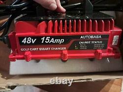 AutoBab 48 Volt 15Amp Golf Cart Battery Charger