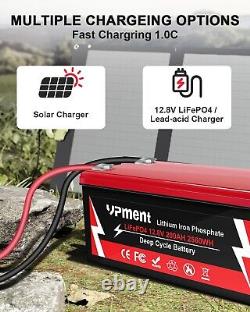 Battery 12V 200Ah Lithium Battery Deep Cycle For RV Golf Cart Solar Off-Grid