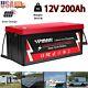 Battery 12v 200ah Lithium Battery Deep Cycle For Rv Golf Cart Solar Off-grid Hot