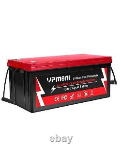 Battery 12V 200Ah Lithium Battery Deep Cycle For RV Golf Cart Solar Off-Grid HOT