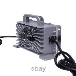 Battery Charger For Club Car 48Volt 15 Amp Golf Cart Round 3 Pin Plug Waterproof