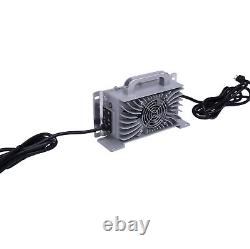 Battery Charger For Club Car 48Volt 15 Amp Golf Cart Round 3 Pin Plug Waterproof