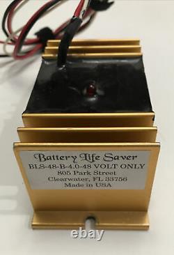 Battery Life Saver Desulfator BLS-48-B-4.0 48V Golf Cart Club Car NEW Open Box