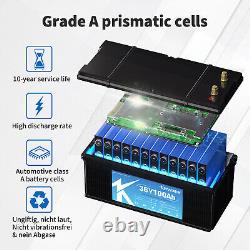 Bluetooth 100Ah LiFePO4 36V Golf Cart Lithium Battery 20,000+ Deep Cycle Camping