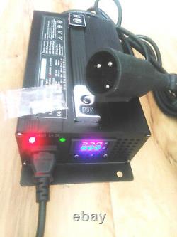 Brand New Club Car 48 Volt 15 Amp Golf Cart Battery Charger with 3 Pin Round Plug