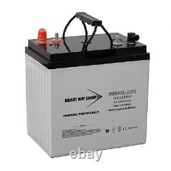 Bright Way Group EVGC6 6V 220AH Deep Cycle Golf Cart Battery GC2 Sealed