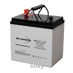 Bright Way Group EVGC6 6V 220AH Deep Cycle Golf Cart Battery GC2 Sealed