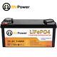 Btrpower 24v Lifepo4 Battery 140ah For Rv Golf Cart Deep Cycle Solar System 100a