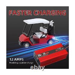 CAPTOK 36V 12AMP EZGO TXT Golf Cart Battery Charger for 36 Volt Golf Carts Le