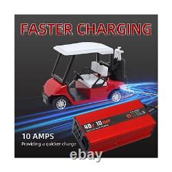 CAPTOK 48V 10AMP Yamaha G19-G22 Golf Cart Battery Charger for 48 Volt Golf Ca