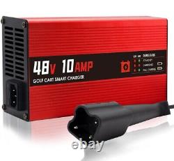 CAPTOK 48V 10 AMP RXV & TXT Golf Cart Battery Charger for 48 Volt